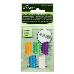 Clover Coil Knitting Needle Holders 5-pk small