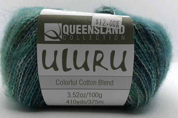 Queensland Uluru Colorful Cotton Blend, Emerald Green #22