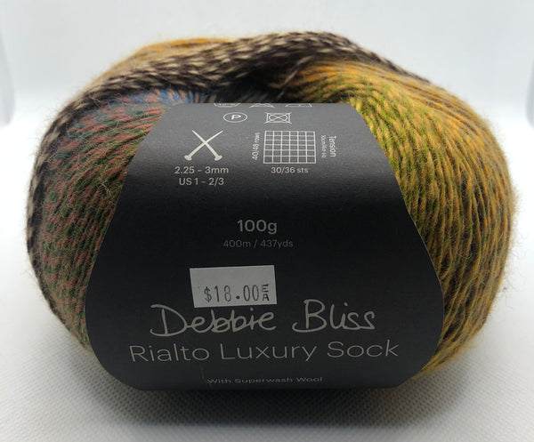 Debbie Bliss Rialto Luxury Sock #14 - Glastonbury